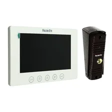 Комплект видеодомофона Falcon Eye KIT- Cosmo, дисплей 7" TFT, ИК подветка, белый