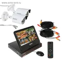 Комплект видеонаблюдения Falcon Eye FE-1104COMBO KIT Light, AHD, 2 уличных камеры