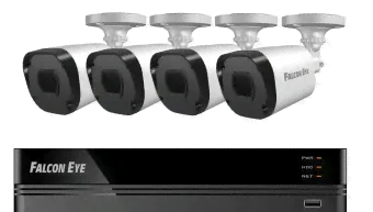 Комплект видеонаблюдения Falcon Eye FE-1108MHD Kit Smart 8.4 на 4 камеры-0
